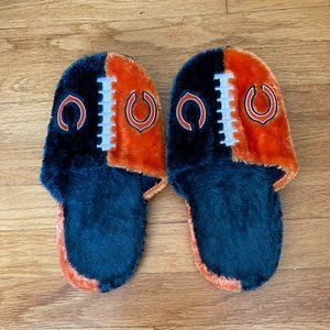 Men's Chicago Bears Fuzzy Slippers
